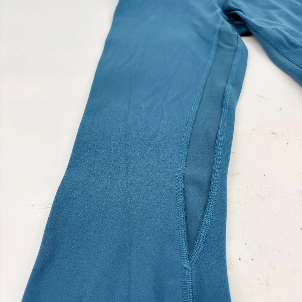 lululemon Teal Leggings 2 activewear trendy running fashion sports